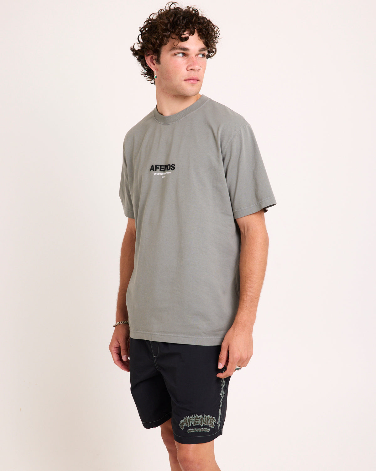 Vinyl Retro T-Shirt WASHED SYCAMORE