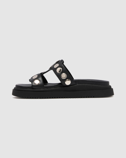 Pretense Flat Sandal BLACK