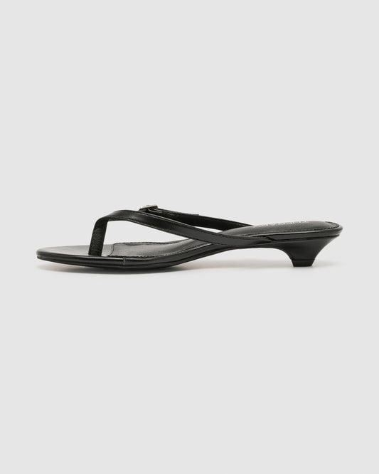 Noir Thong Heels BLACK