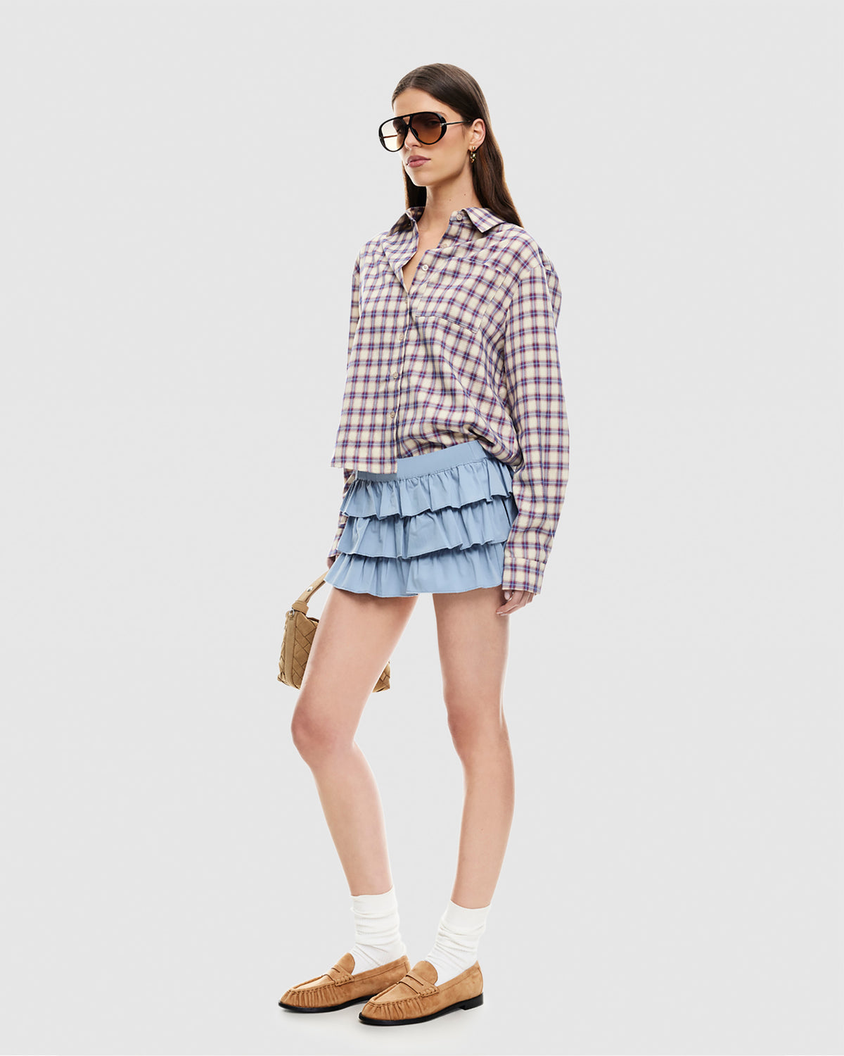 Solstice Mini Skort SLATE BLUE