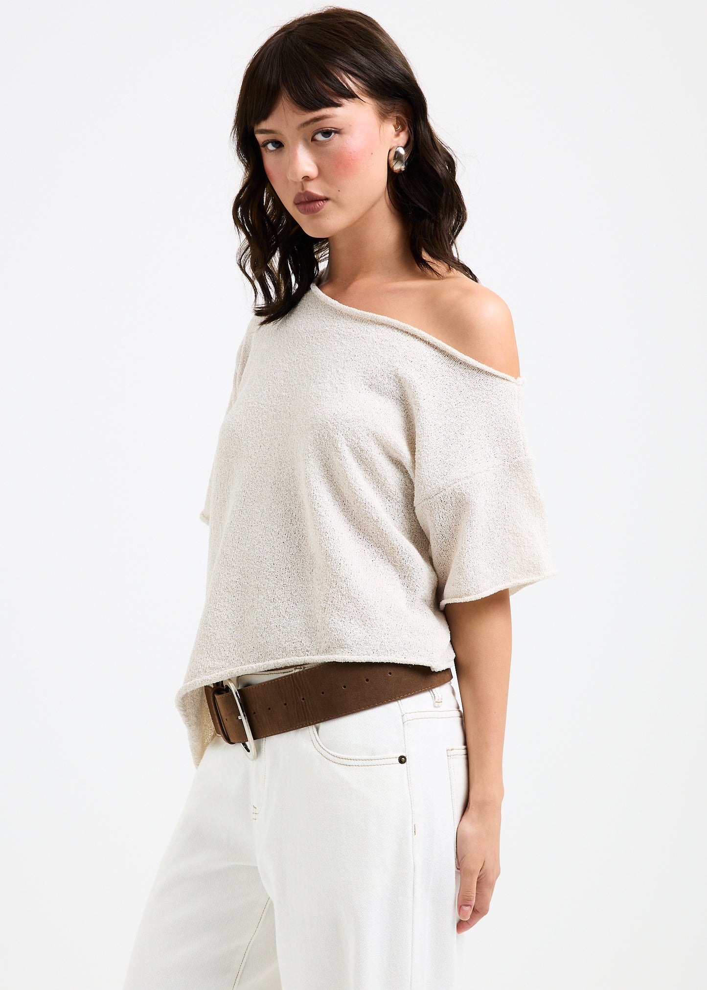 Asymmetric Knit Top