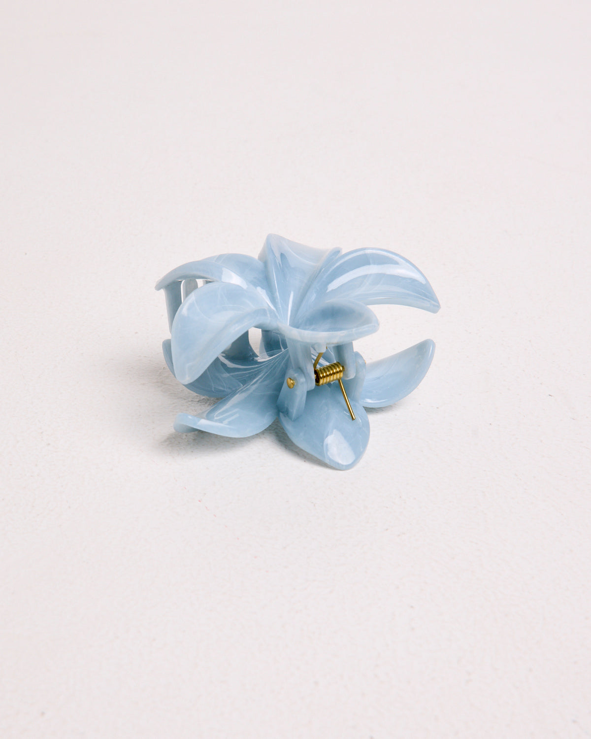 Hibiscus Hair Clip PALE BLUE