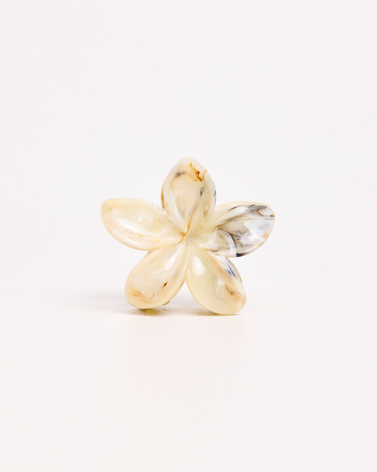 Hibiscus Hair Clip TAN
