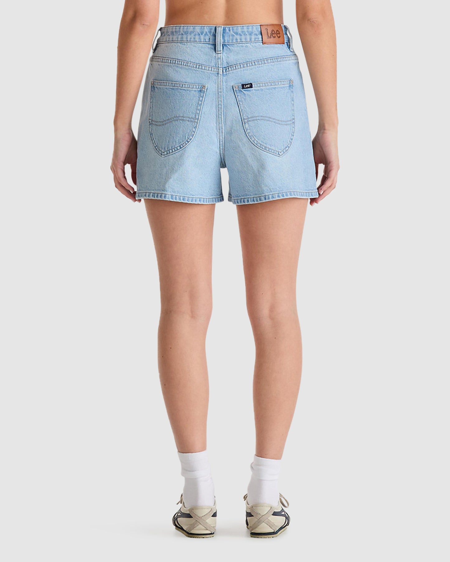 High Relaxed Denim Shorts