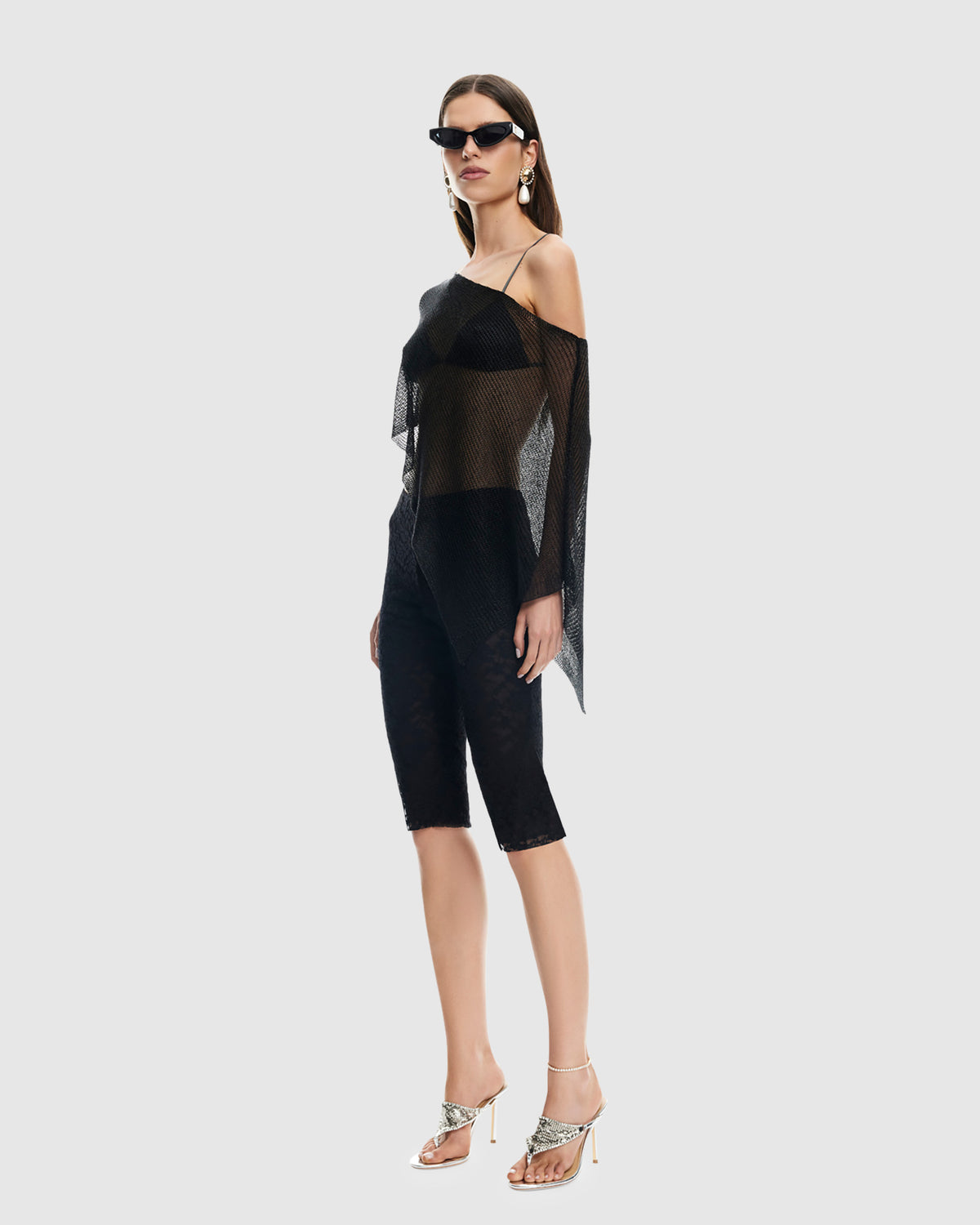 Luminous Poncho BLACK