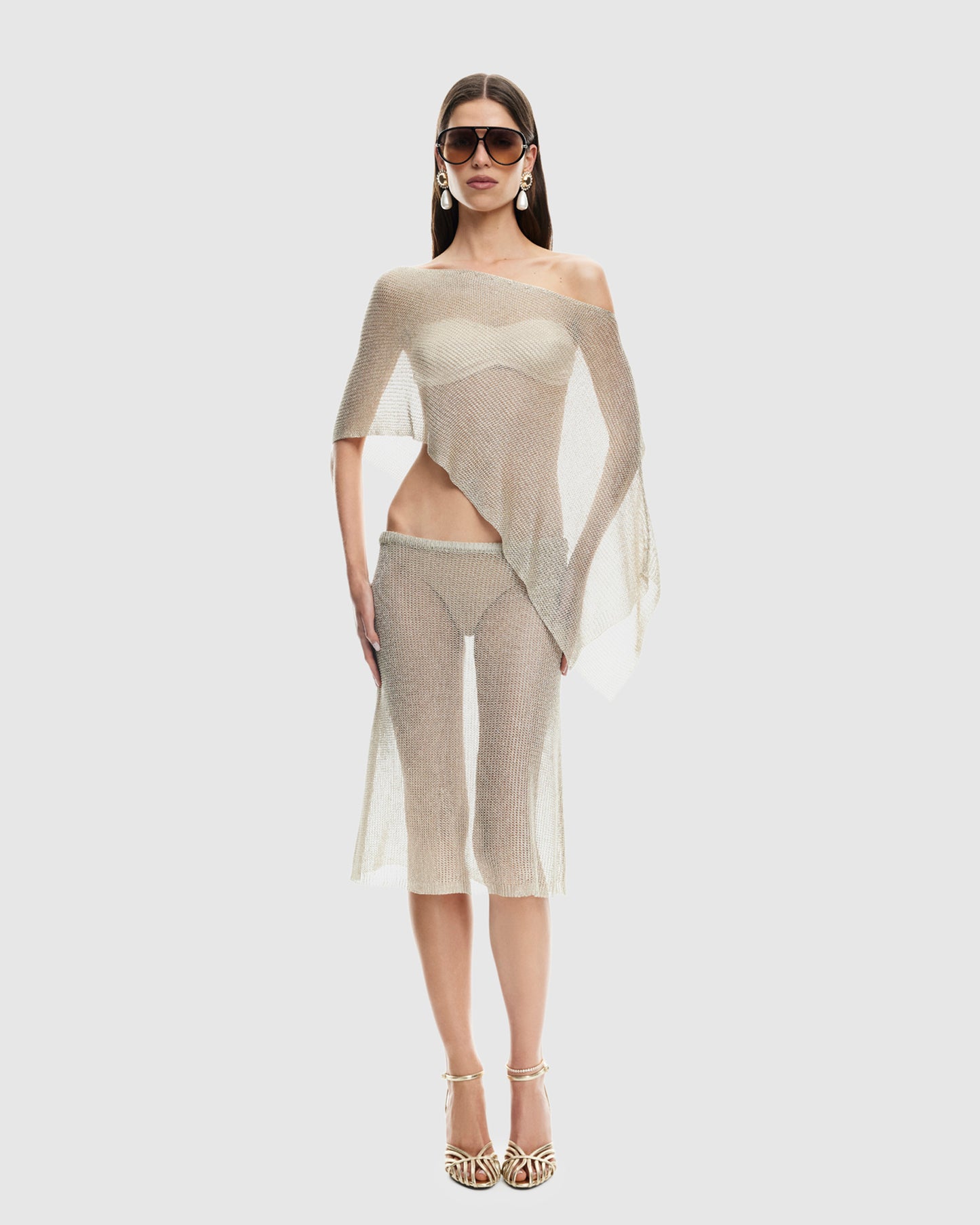 Luminous Midi Skirt