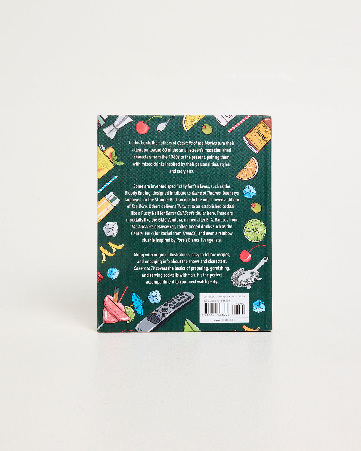 Cheers to TV: Cocktails Inspired by Iconic Television Characters Book Assorted