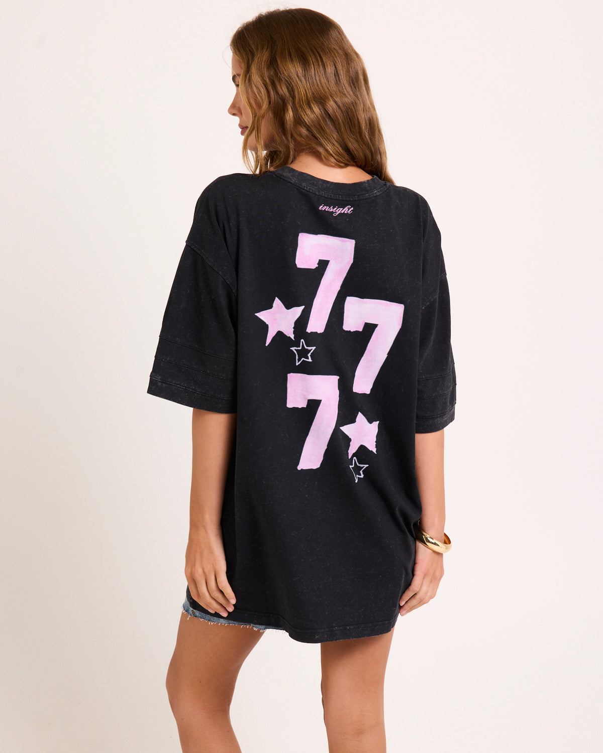 Lucky You Very Oversized T-Shirt BLACK