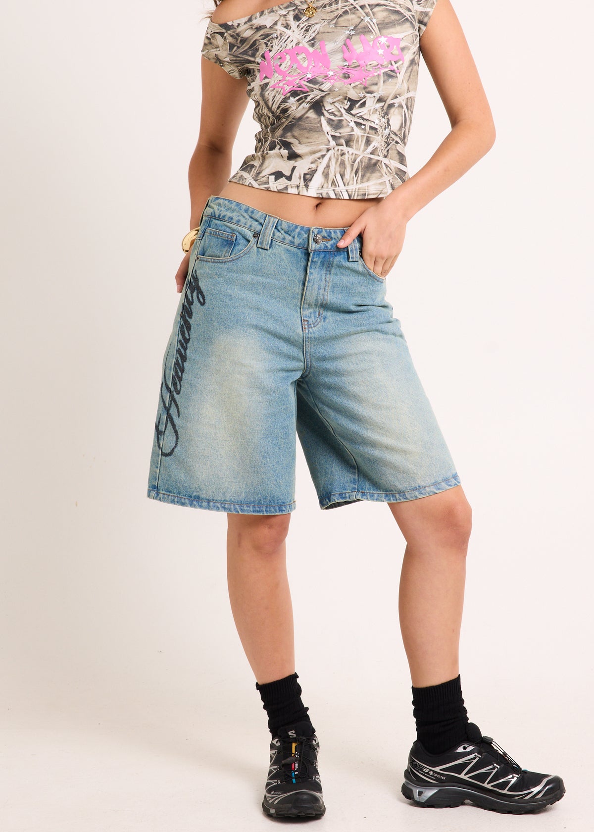Isla Long Jorts GREY
