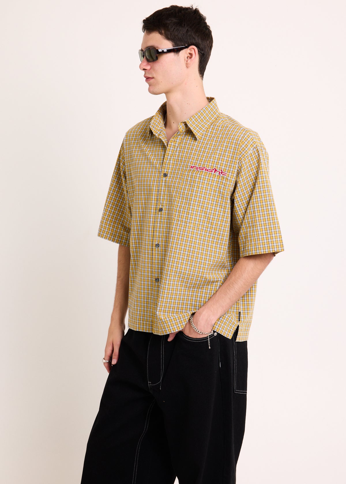 Supply Check Short Sleeve Shirt YELLOW CHECK