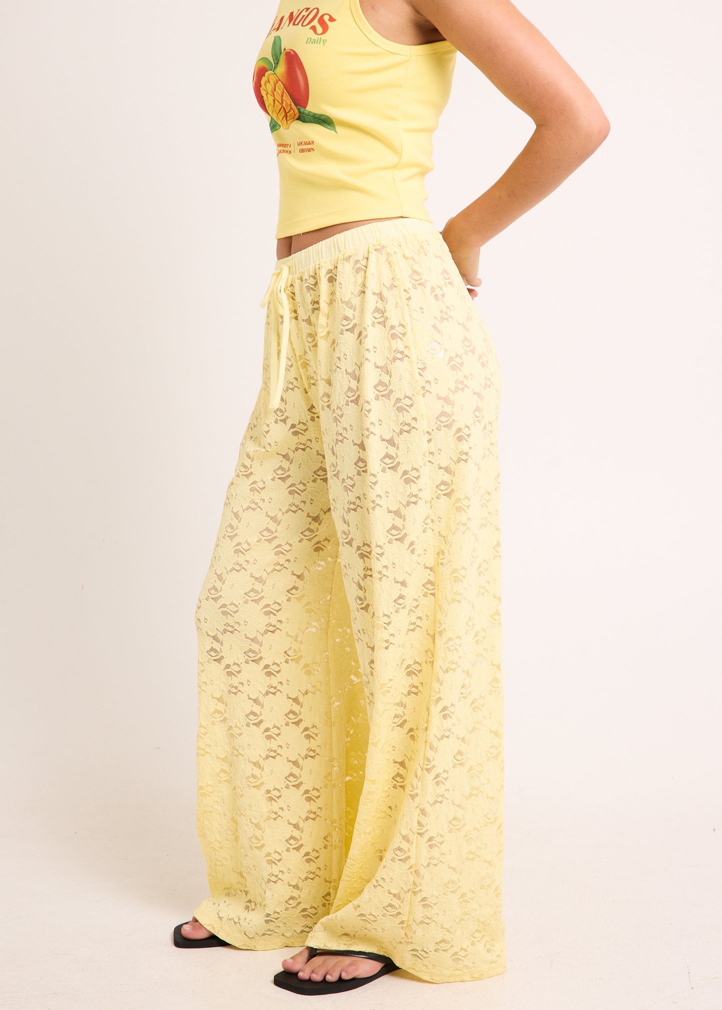 Jasmine Lace Relaxed Pants