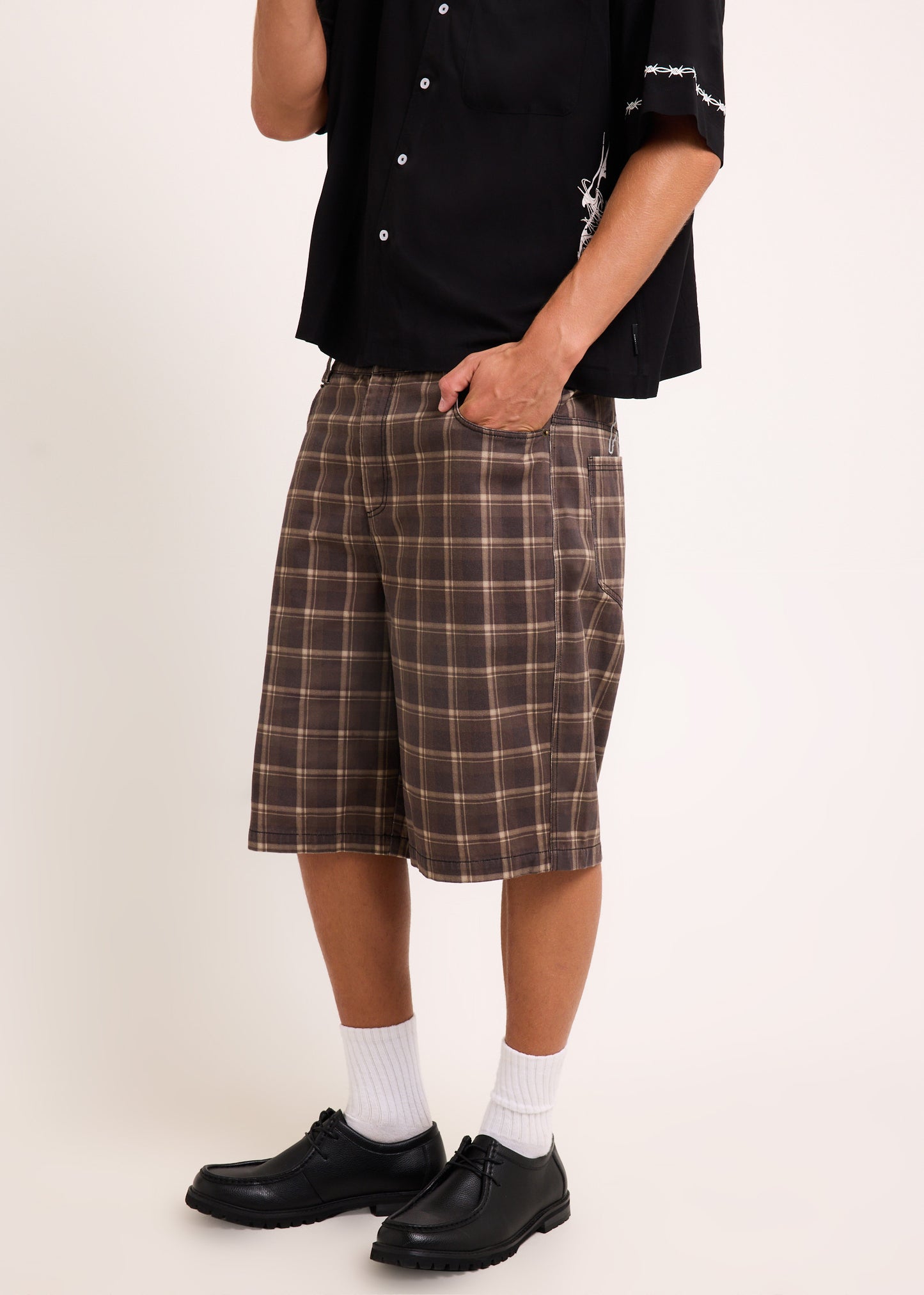 Slacker Check Shorts
