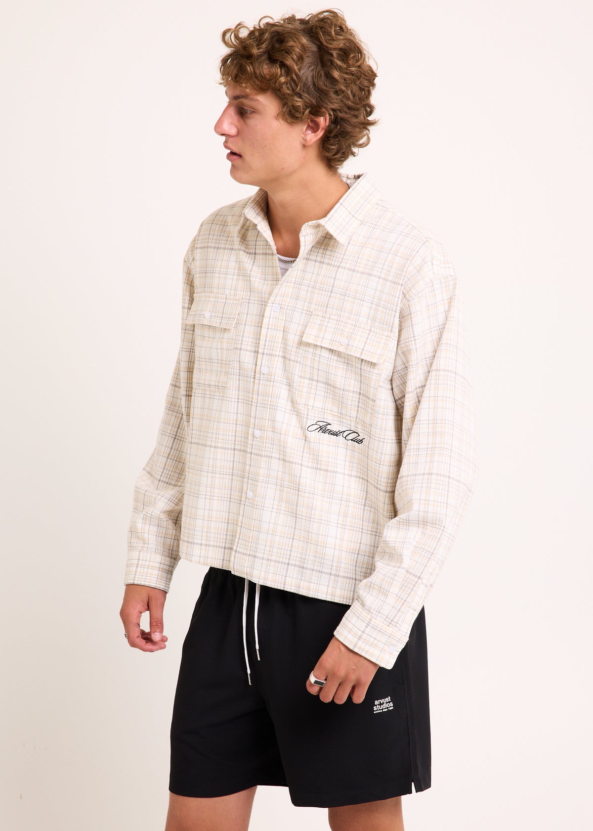 Cory Long Sleeve Shirt NATURAL