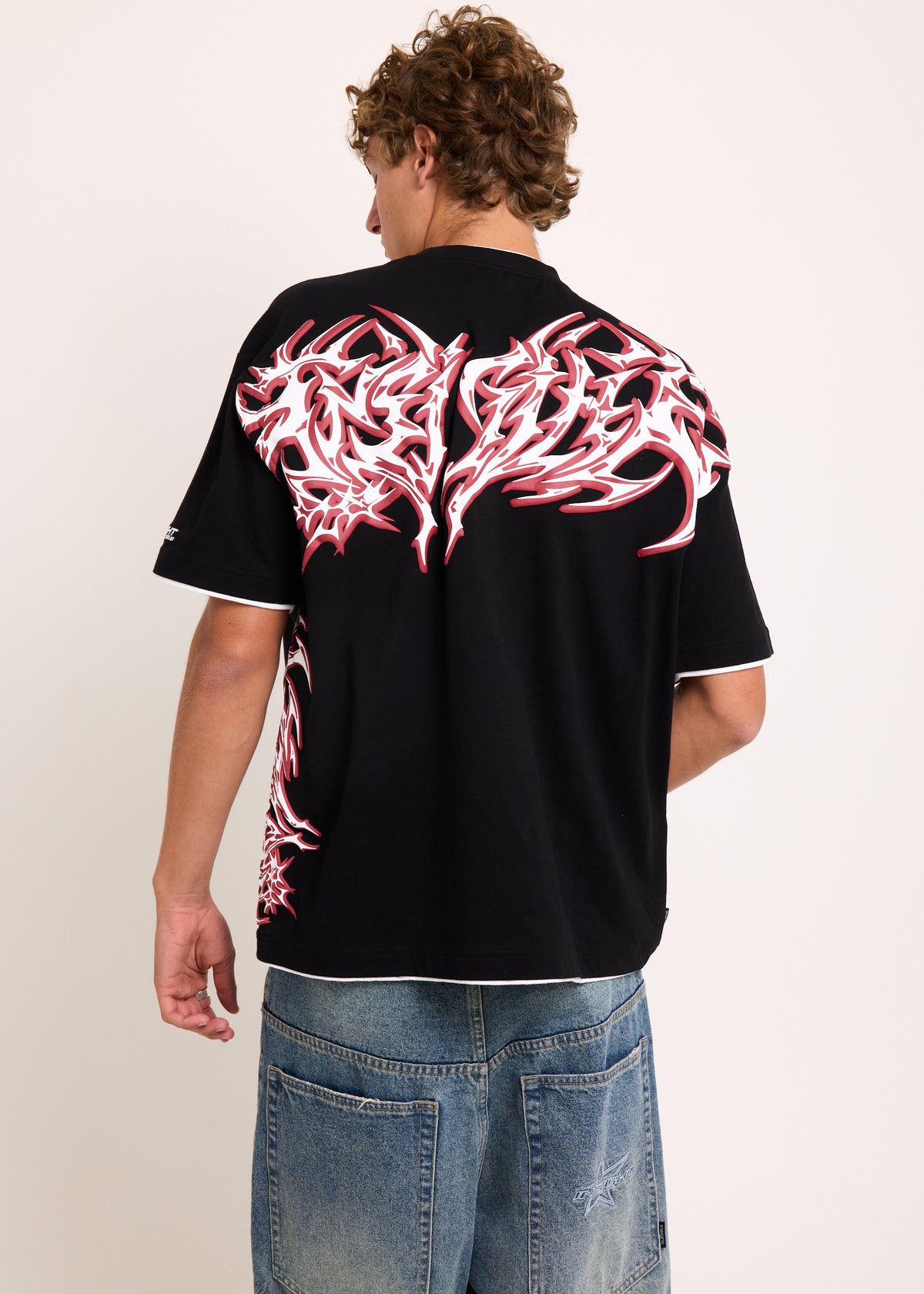 Retoro Short Sleeve T-Shirt BLACK