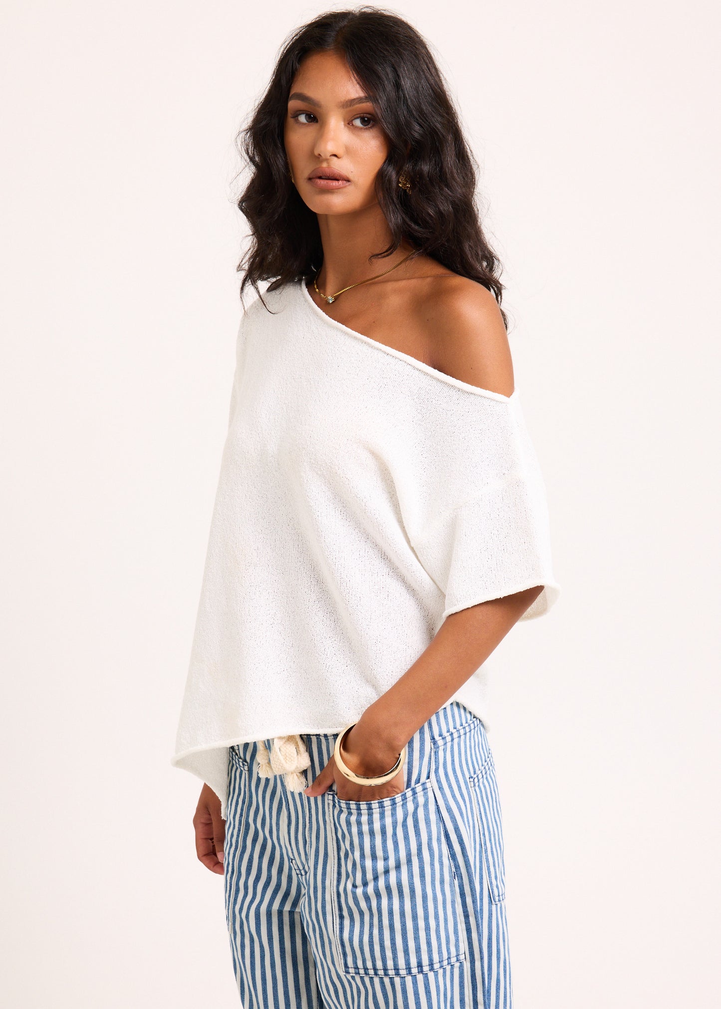 Asymmetric Knit Top