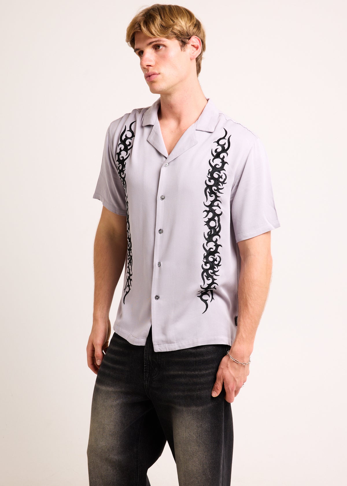 Blade Short Sleeve Shirt GREY