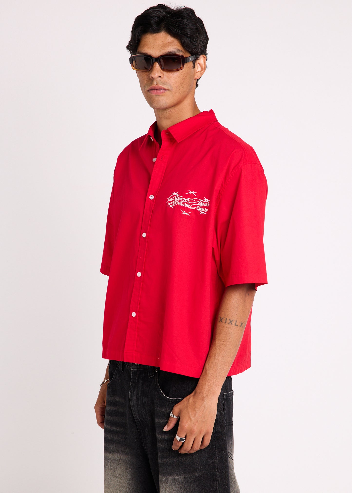 Script Short Sleeve Shirt