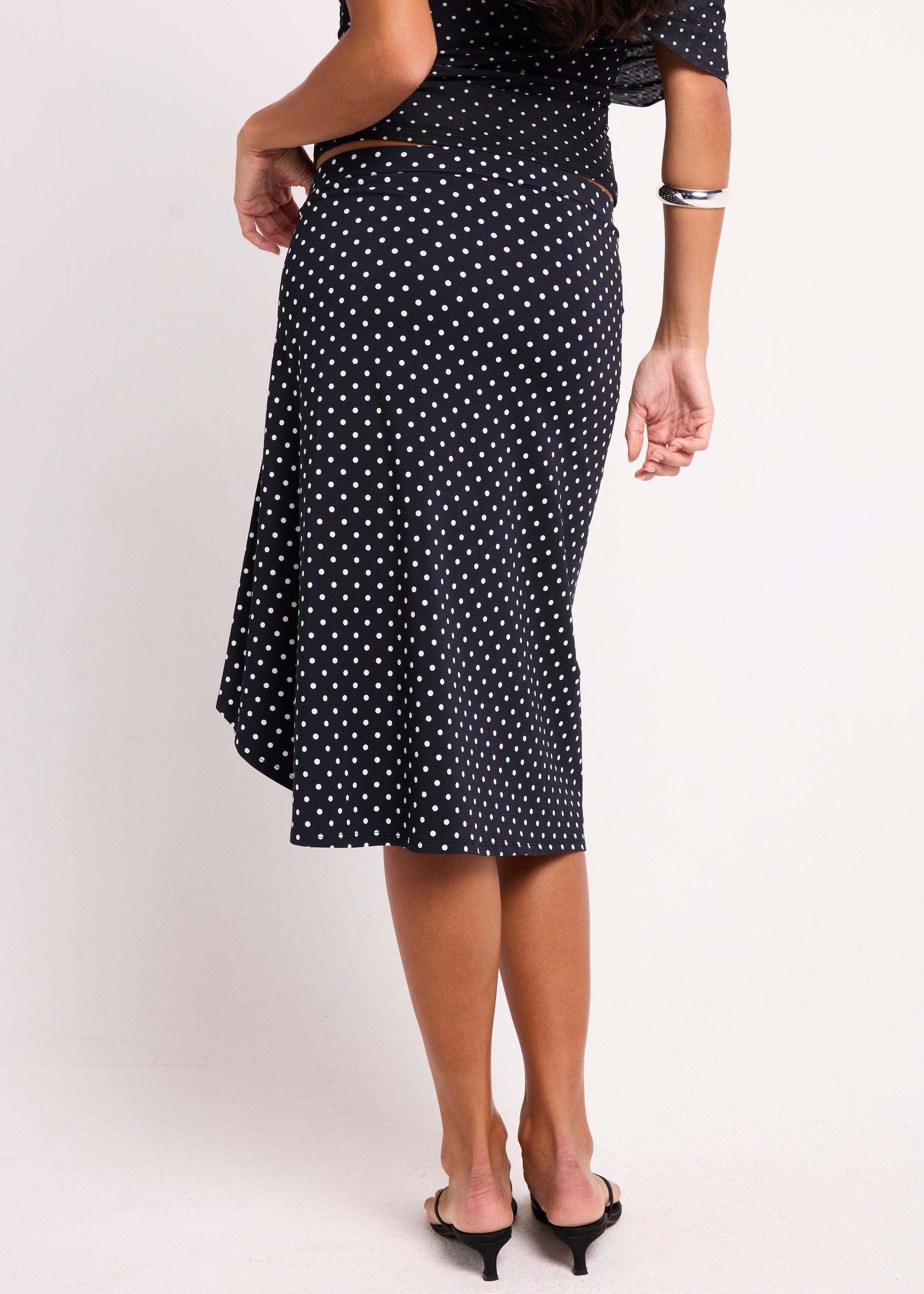 mila asymmetric midi dress Womens Mila Asymmetrical Maxi Dress Espresso