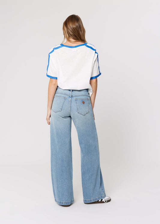 95 Mid & Wide Denim Jeans Stevie STEVIE