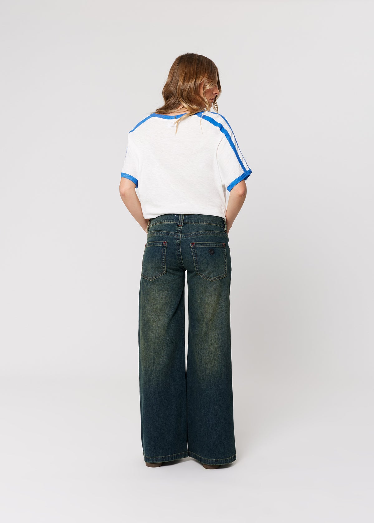 00 Super Low Wide Denim Jeans RILEY