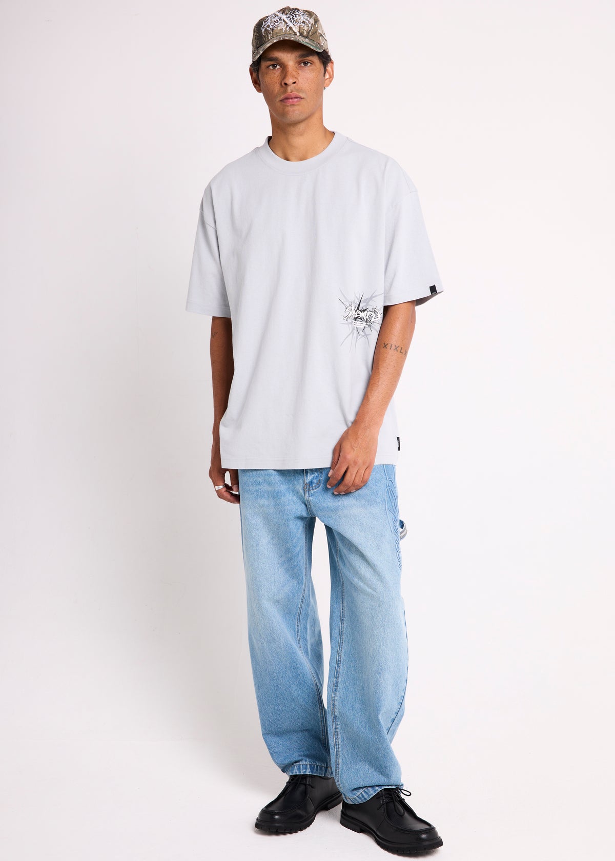 Total Carpenter Denim Jeans MID BLUE
