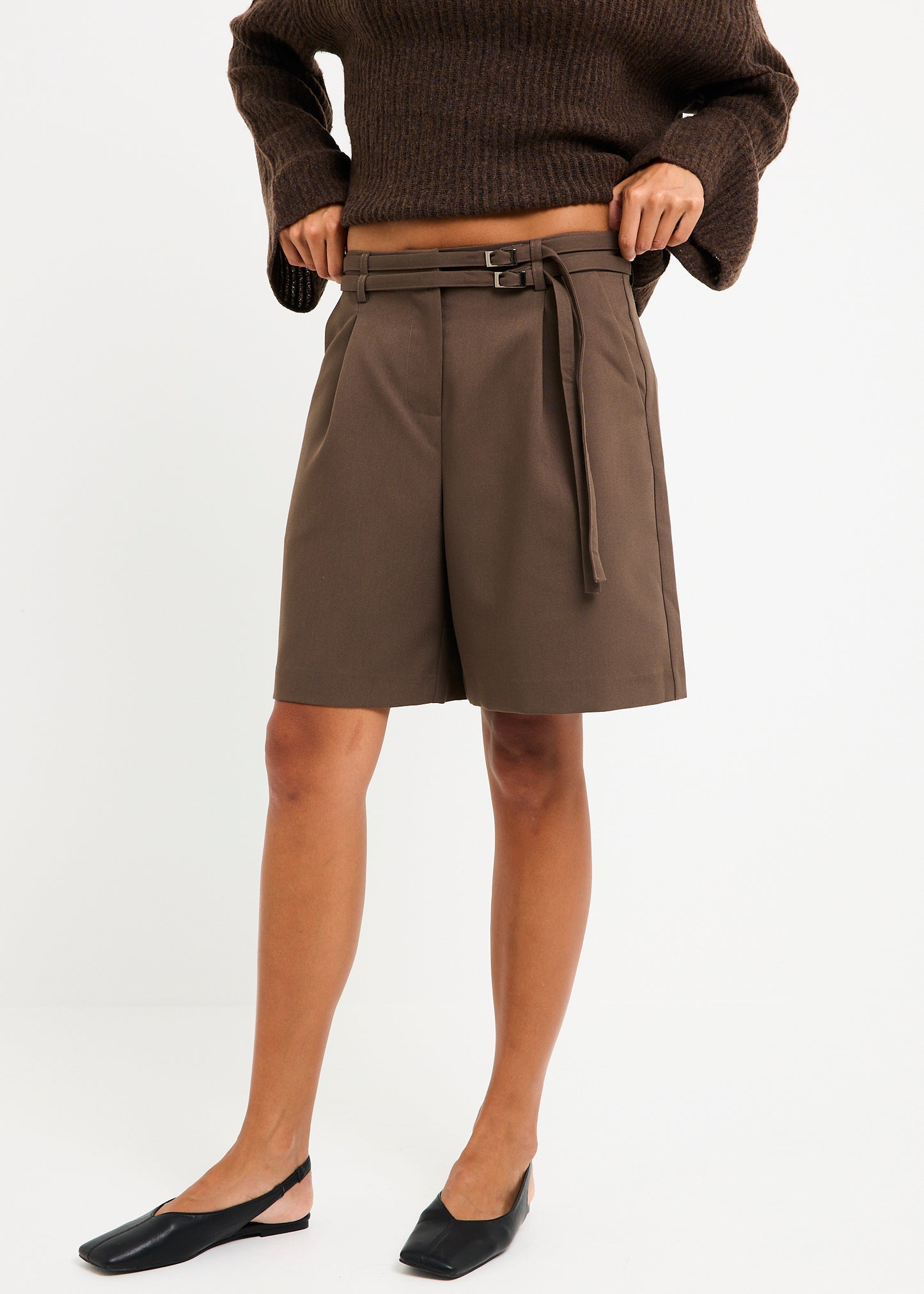 Renelle Belt Detail Bermuda