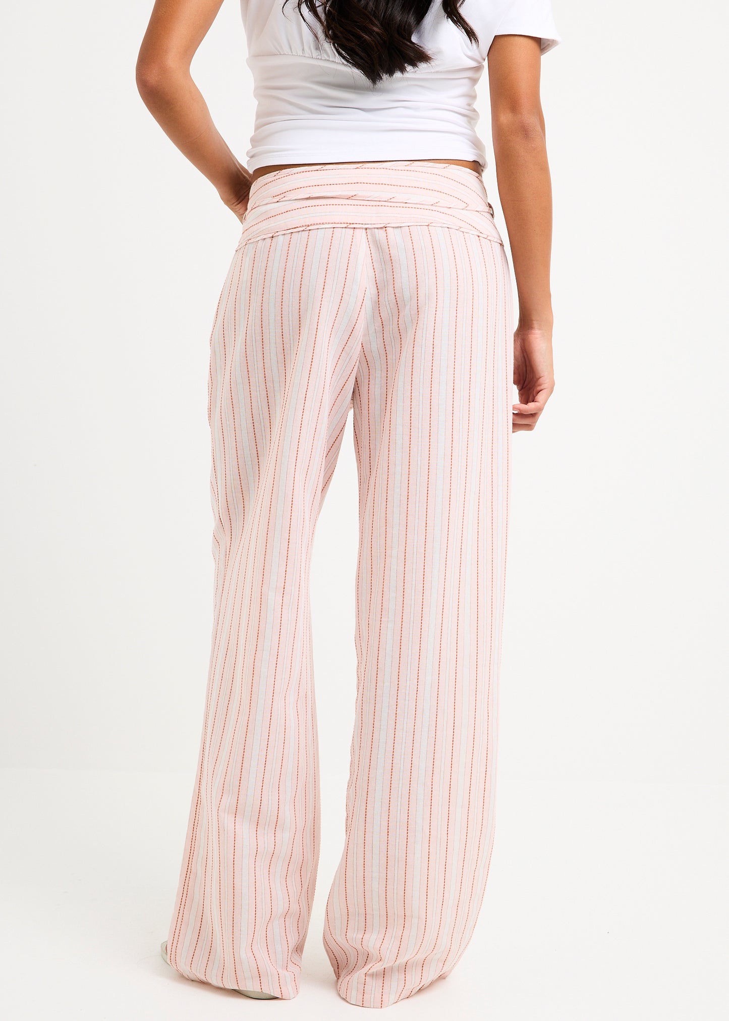 Ines Stripes Low Rise Pants