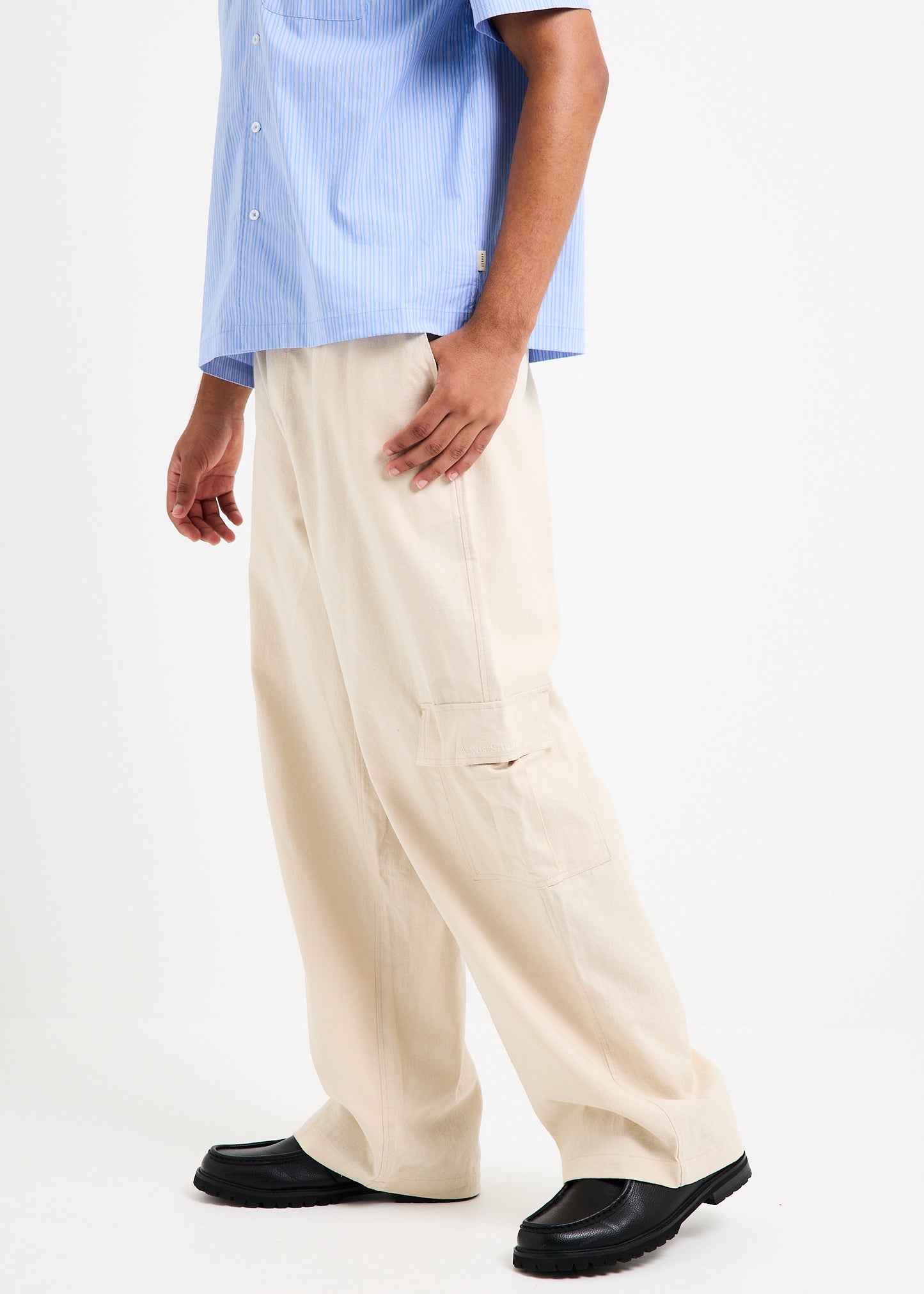 Naples Cargo Linen Pants