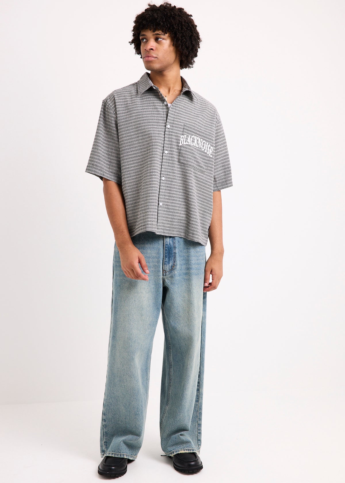 Heaton Short Sleeve Shirt BLACK