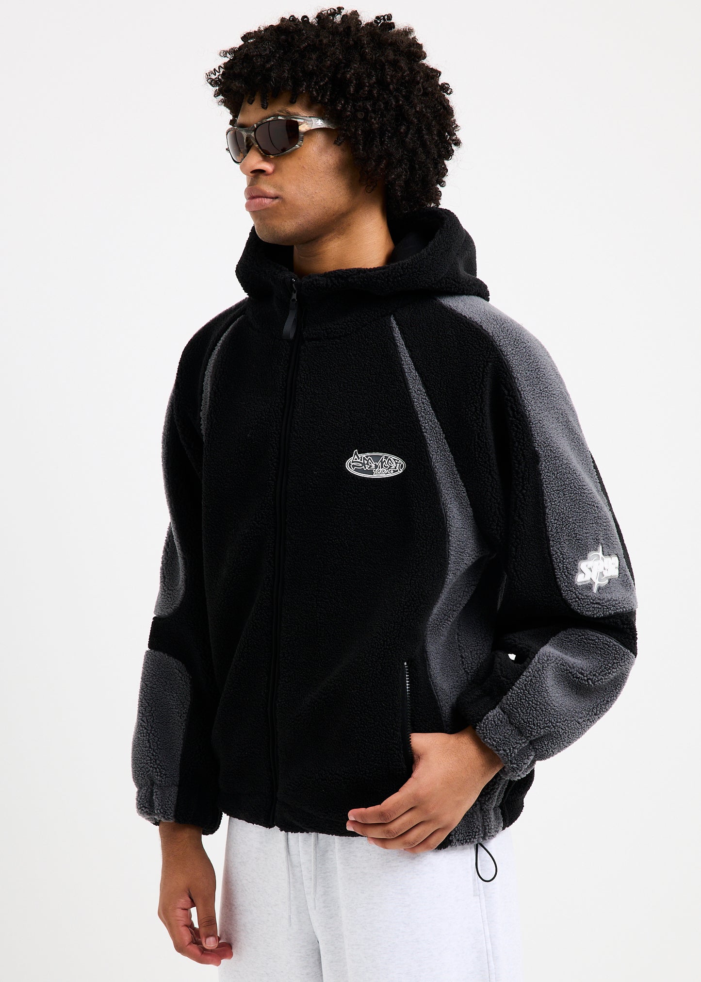 Akira Sherpa Zip Jacket