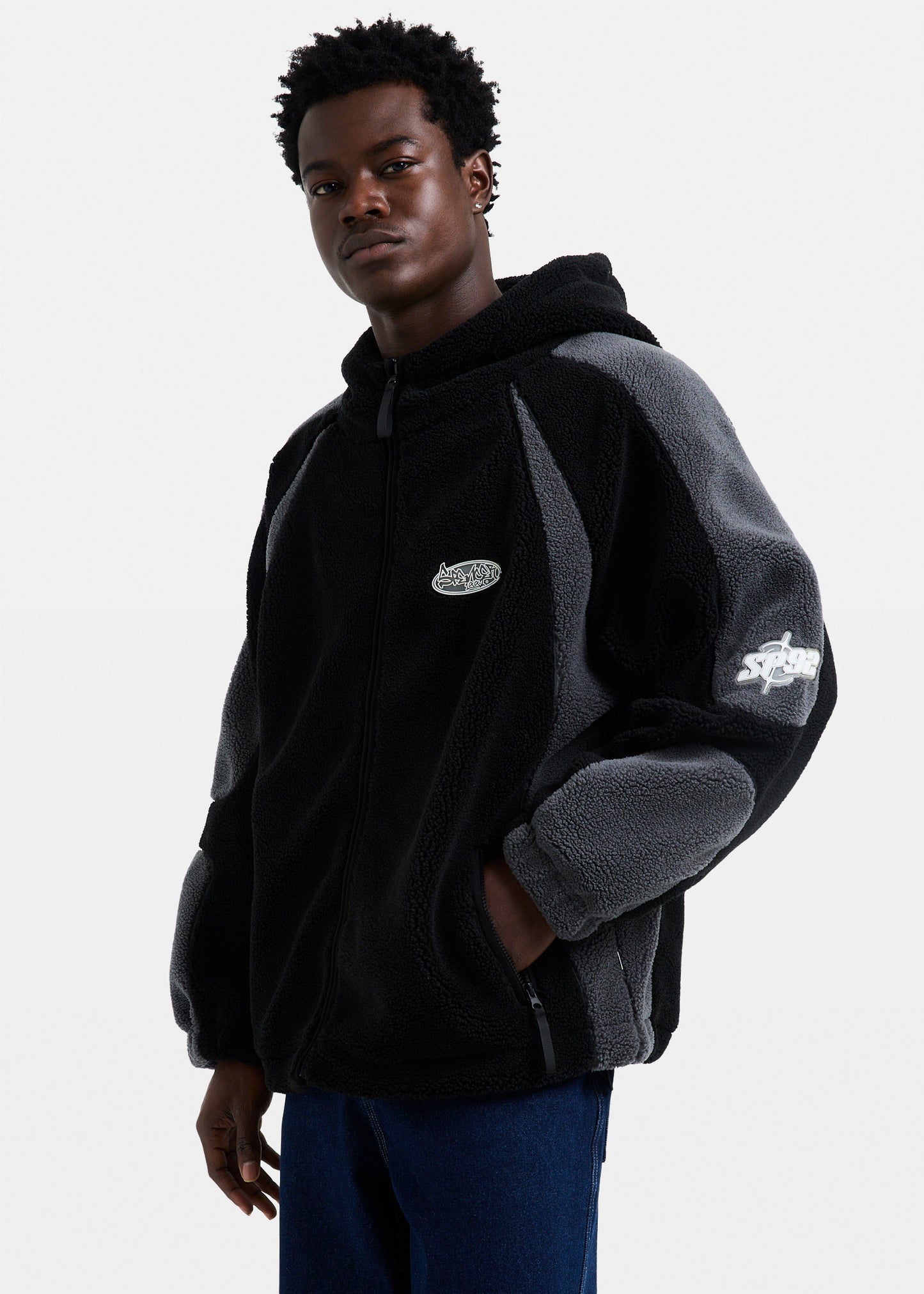 Akira Sherpa Zip Jacket