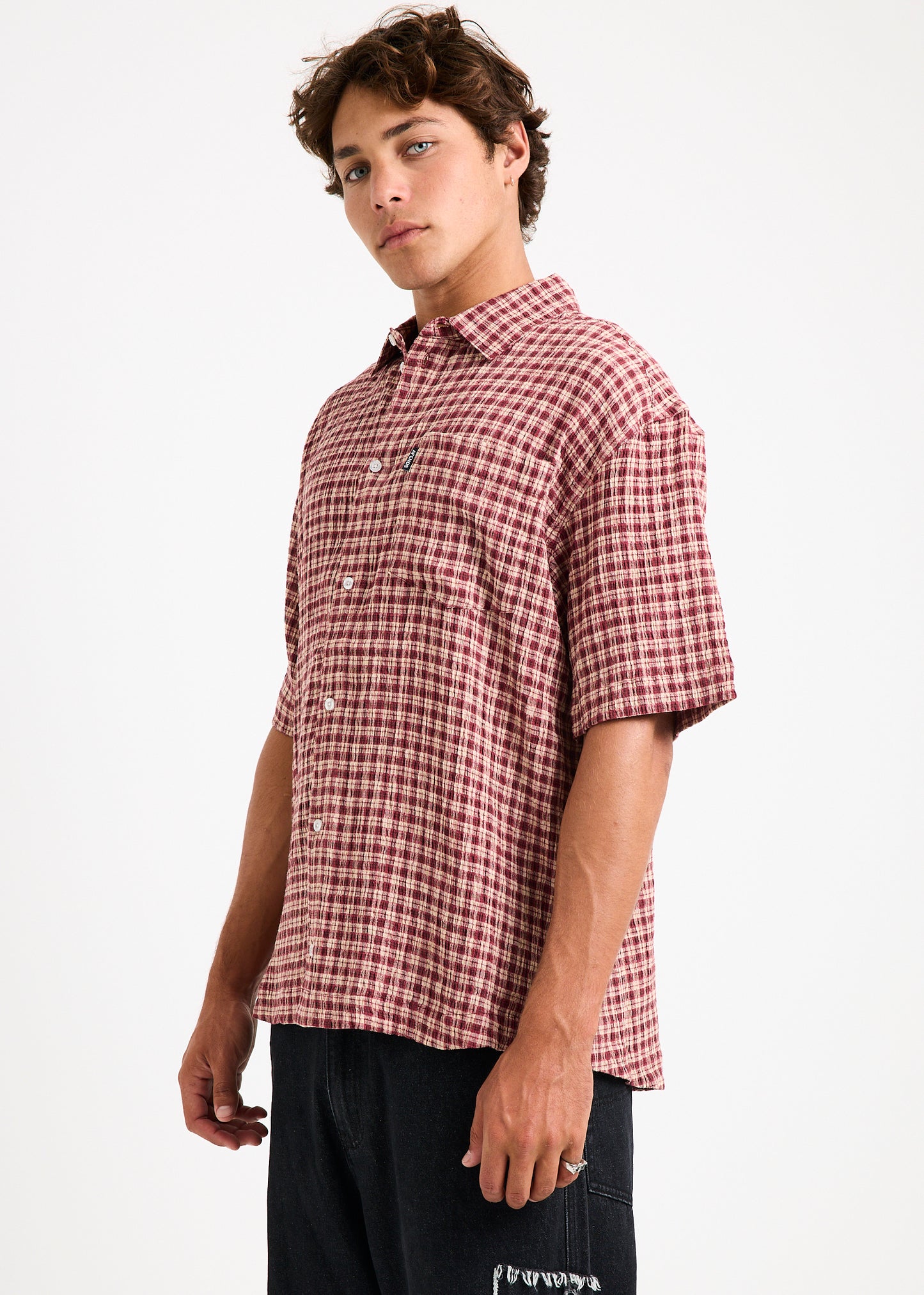 Capricorn Seersucker Short Sleeve Shirt