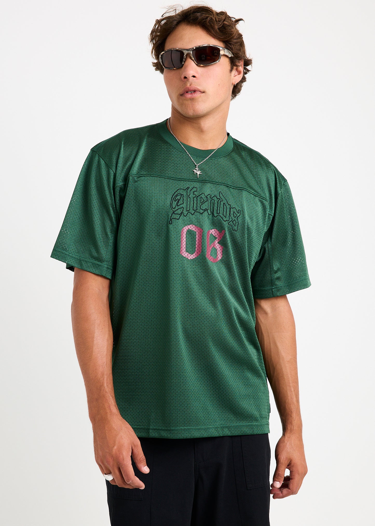 Zero Six Mesh Jersey Boxy T-Shirt