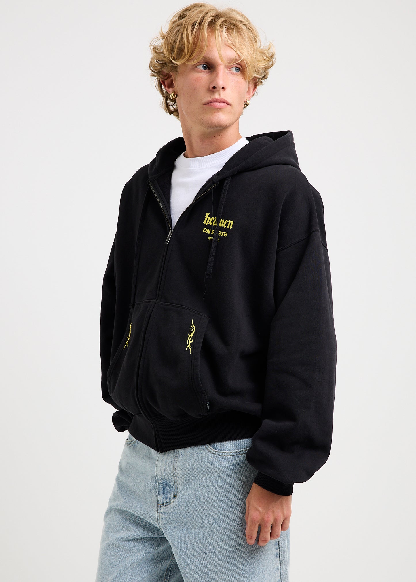 Heaven Boxy Zip Hoodie