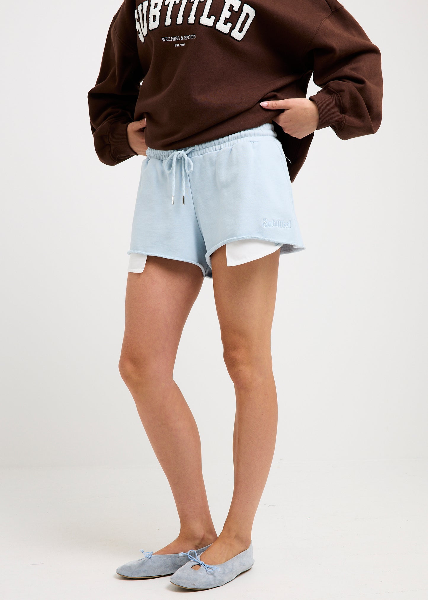 Aloha Cropped Fleece Shorts
