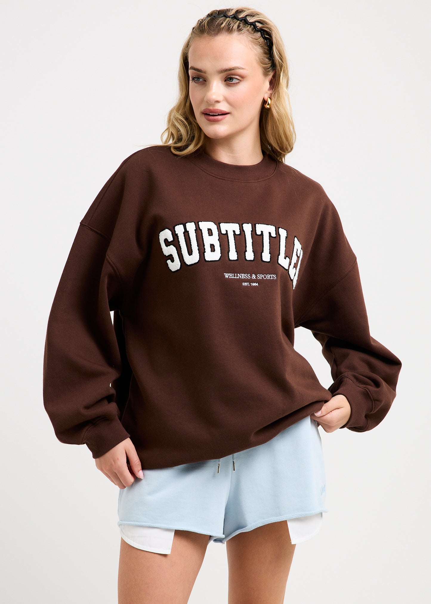 NYC Oversized Crew Neck Jumper