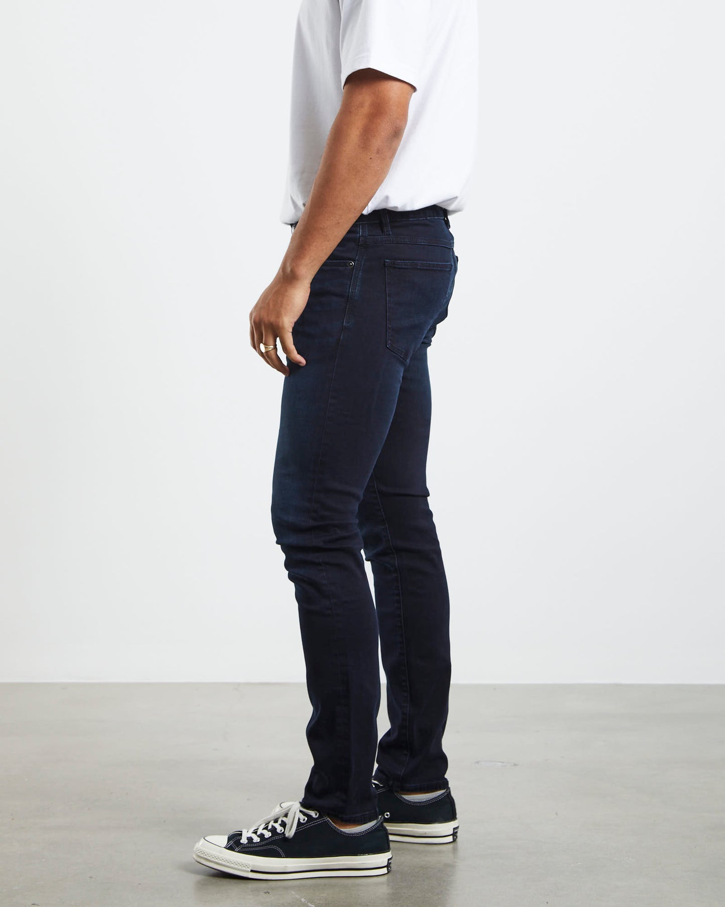 Iggy Skinny Denim Jeans Polar Dark