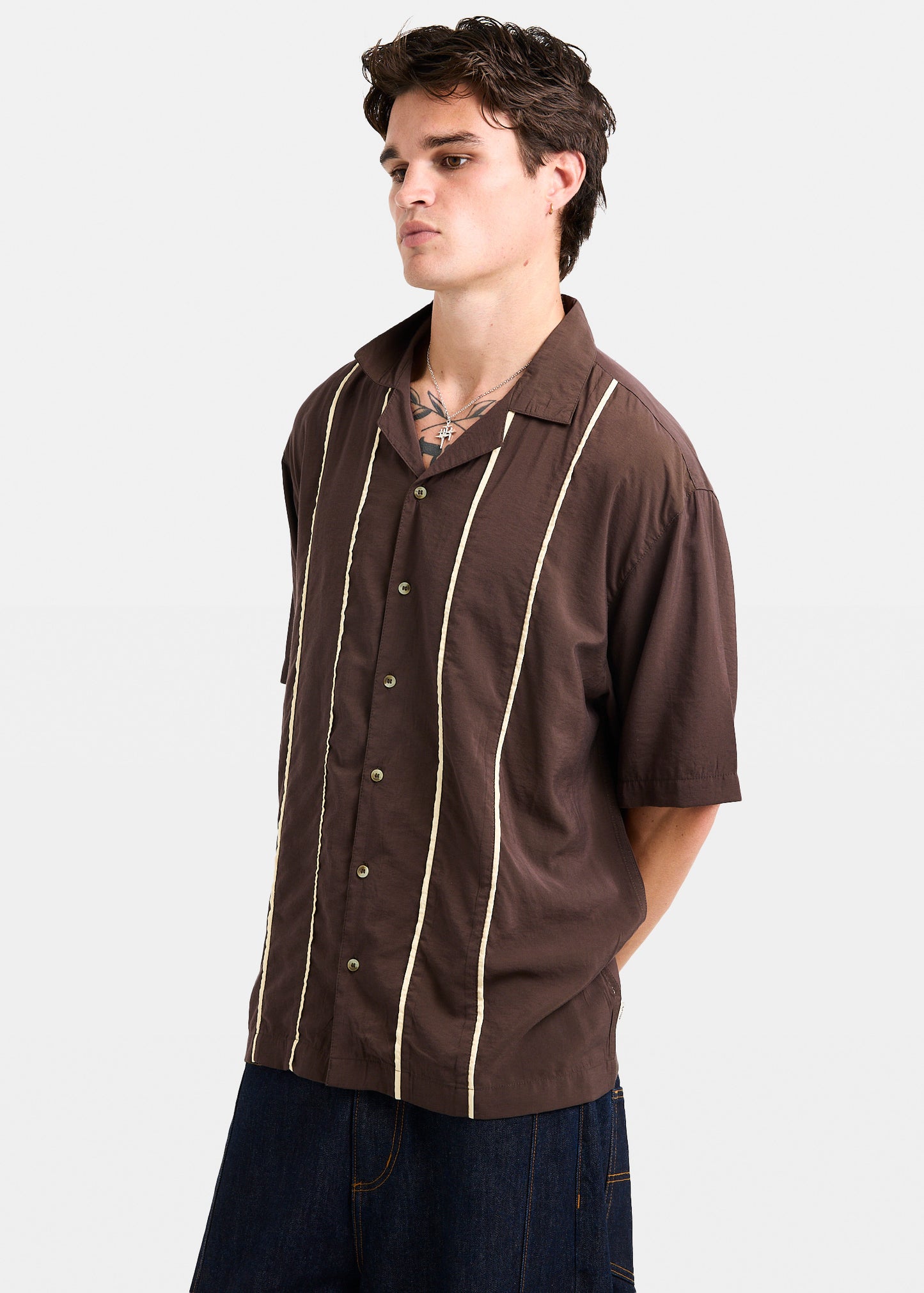 Railroad Bowler Short Sleeve Shirt