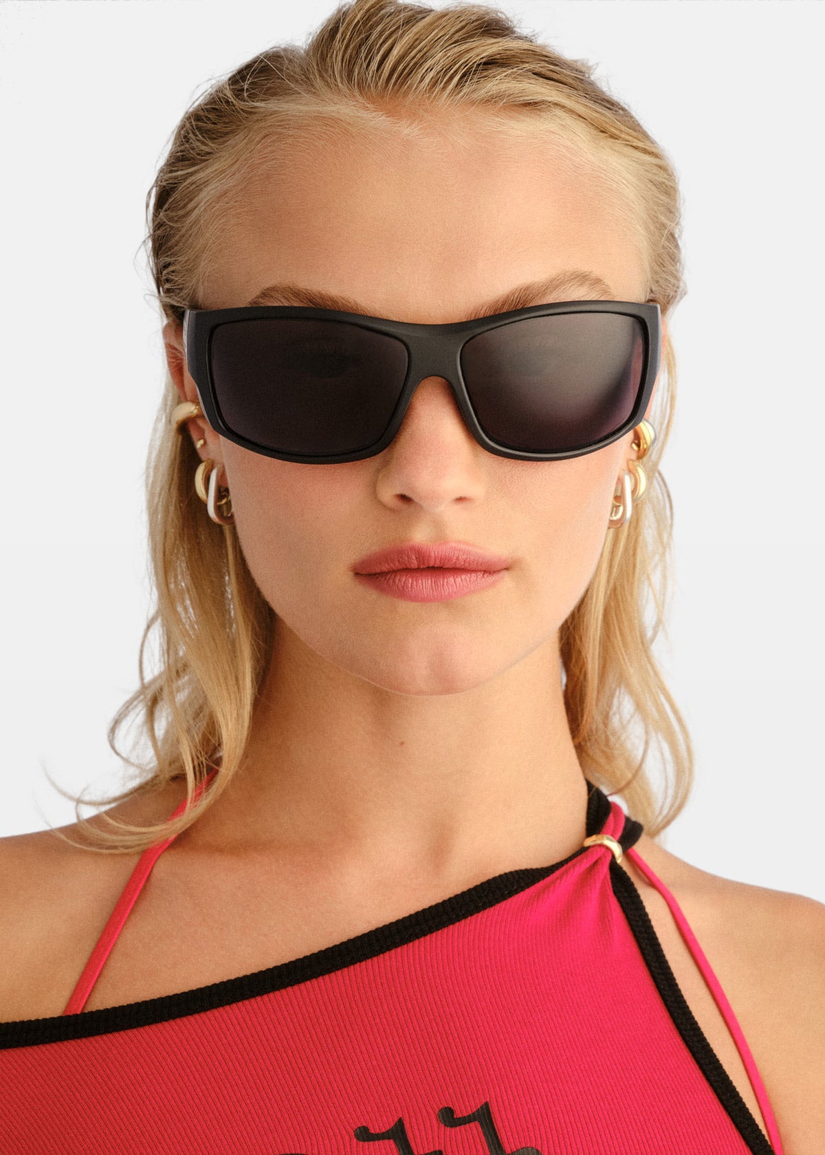 Outlawed Sunglasses MATTE BLACK SMOKE MONO