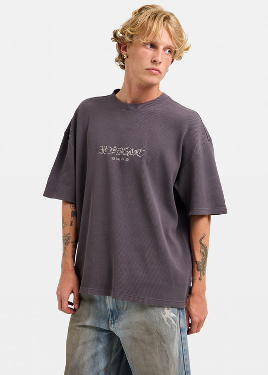 Mystics Short Sleeve Waffle T-Shirt CHARCOAL SPRAY