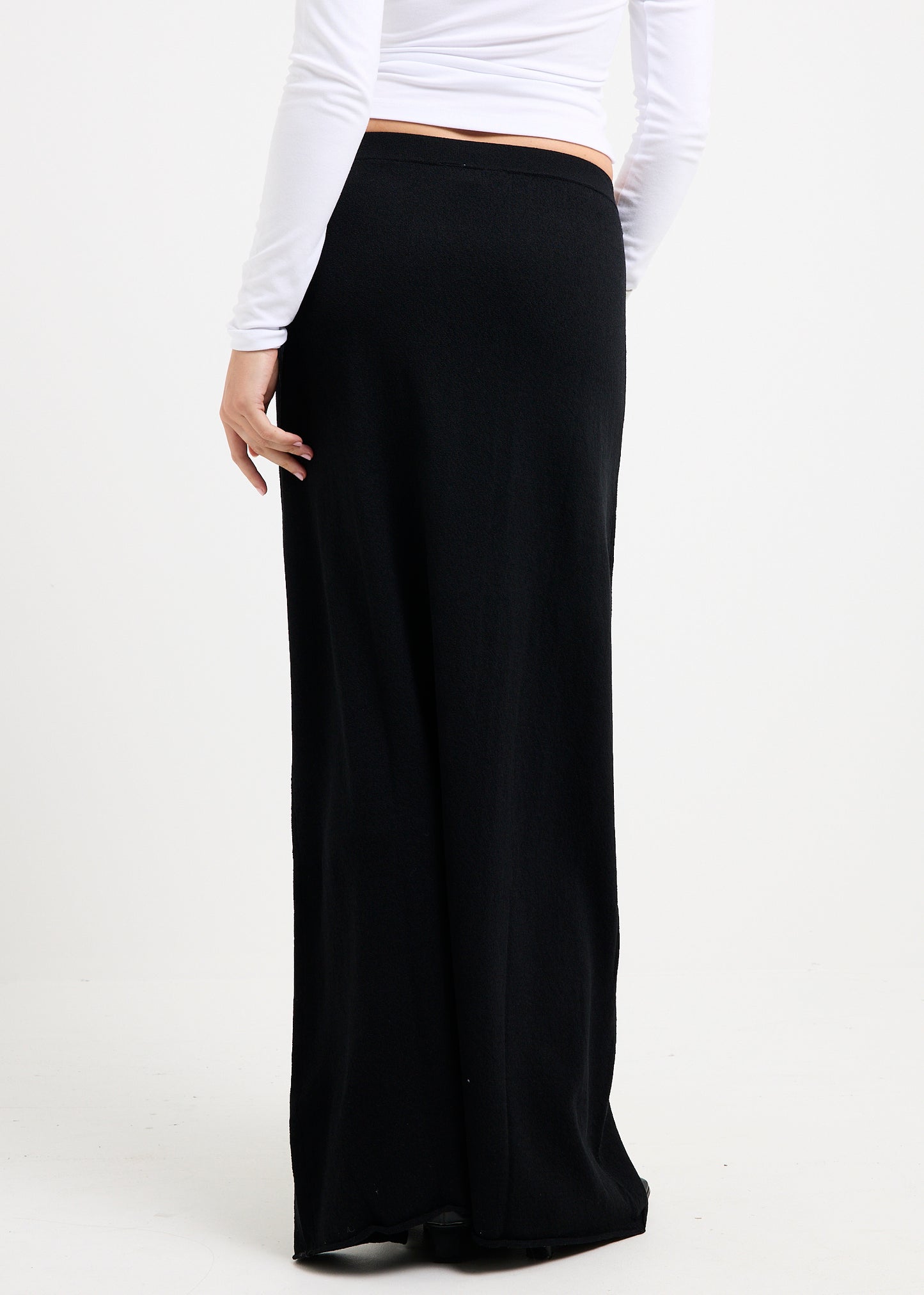 Imola Belted Knit Maxi Skirt