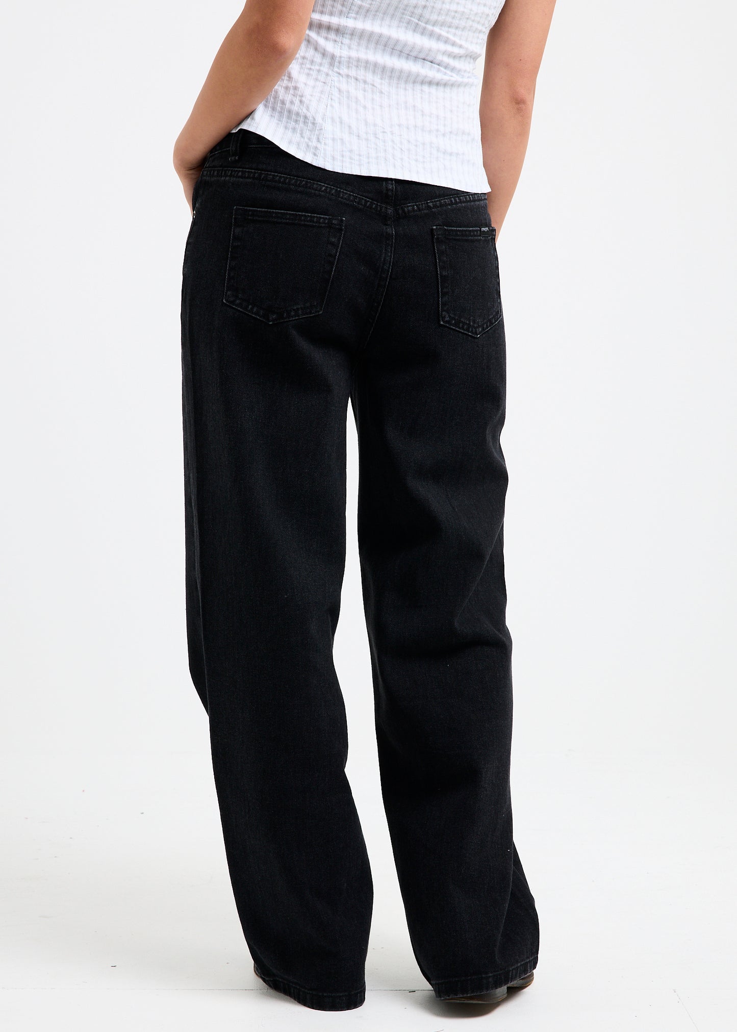 Priya Mid Straight Denim Jeans