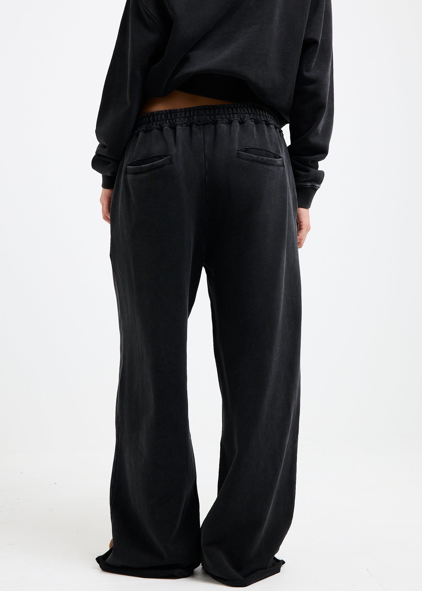 Hana Wide Leg Fleece Pants