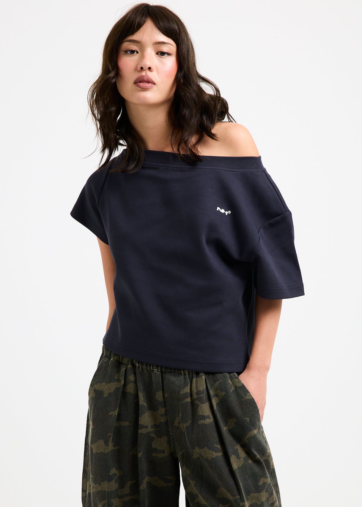 Karilla One Shoulder Top BLACK