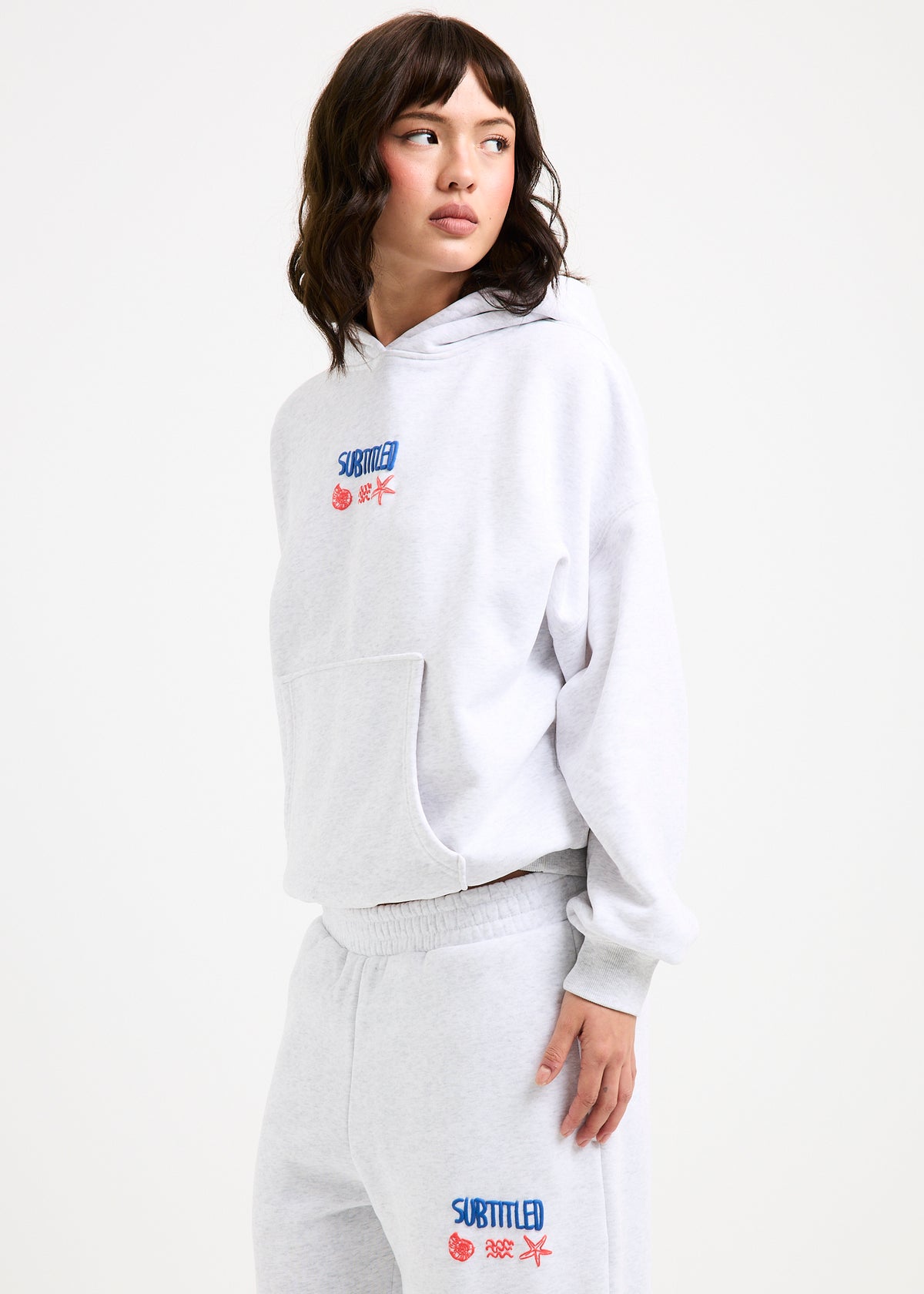 Social Club Mushroom Hoodie GREY MARLE
