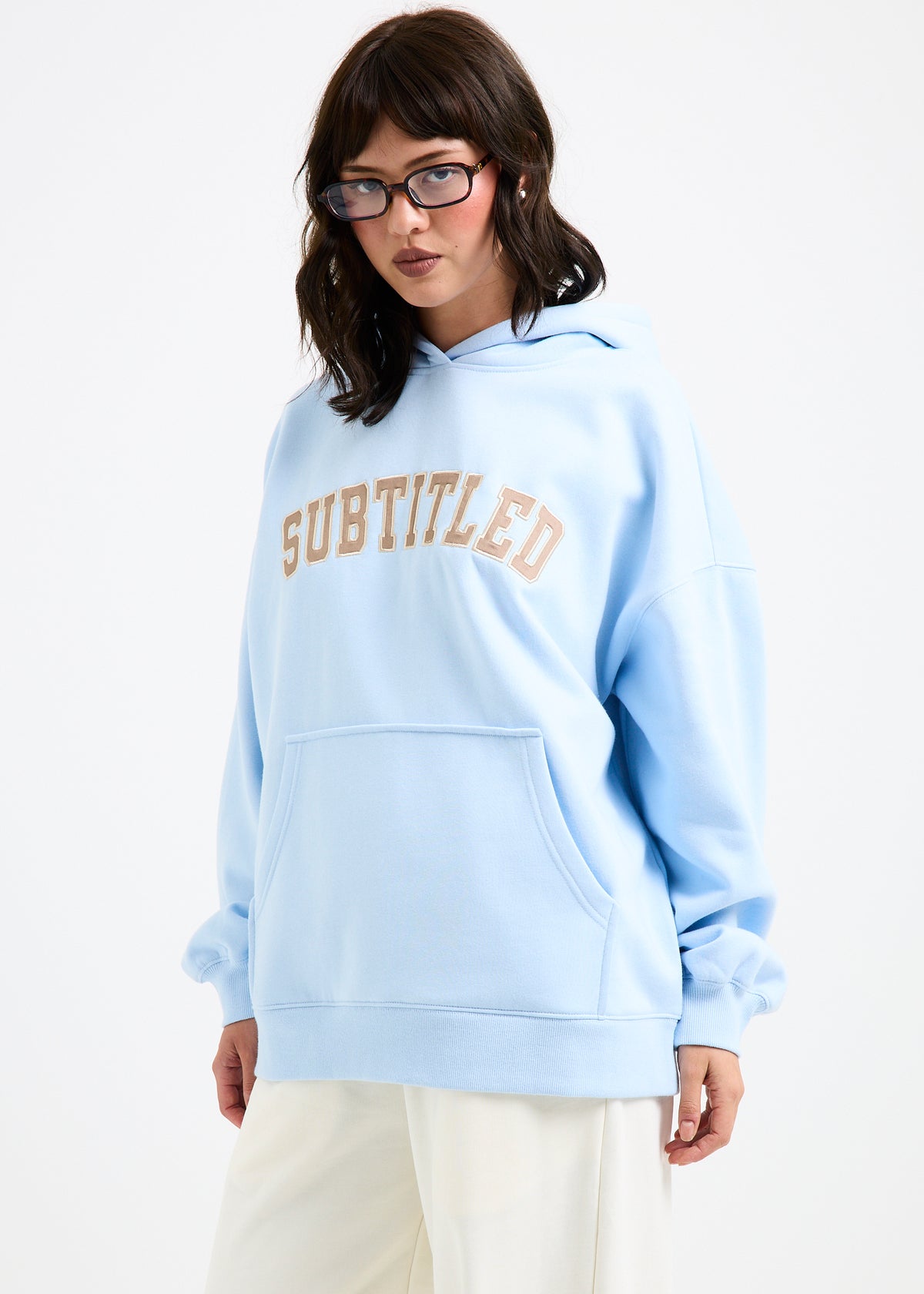 Island Oversized Hoodie BABY BLUE