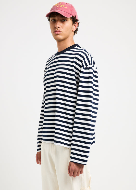 Line Long Sleeve Shirt NAVY