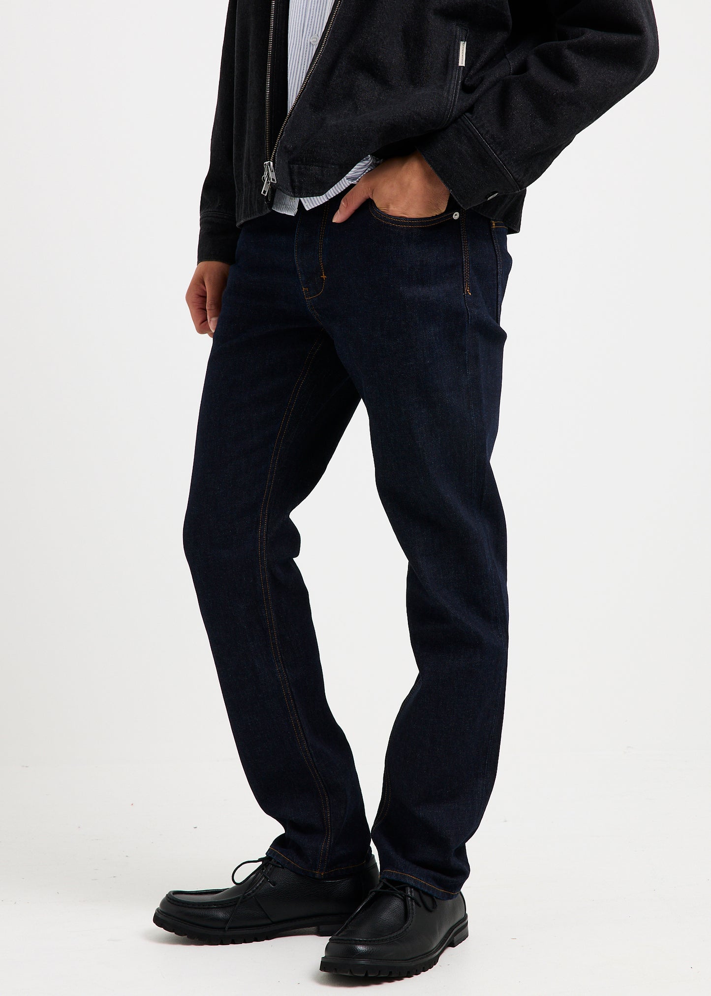 Lou Slim Denim Jeans Crudo