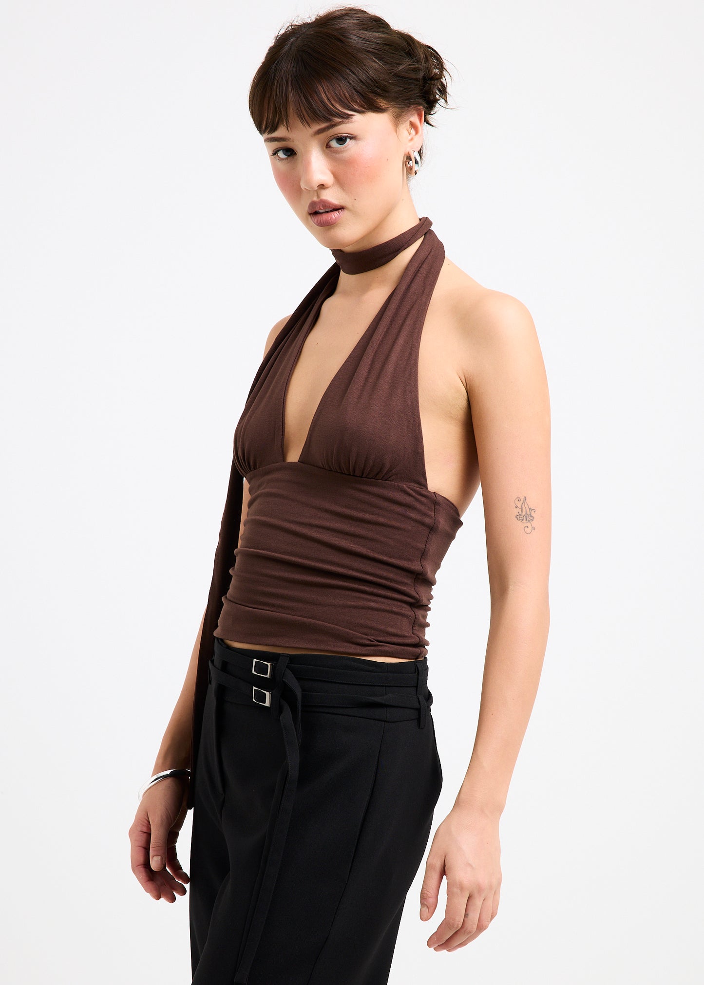Eloise Halter Scarf Top