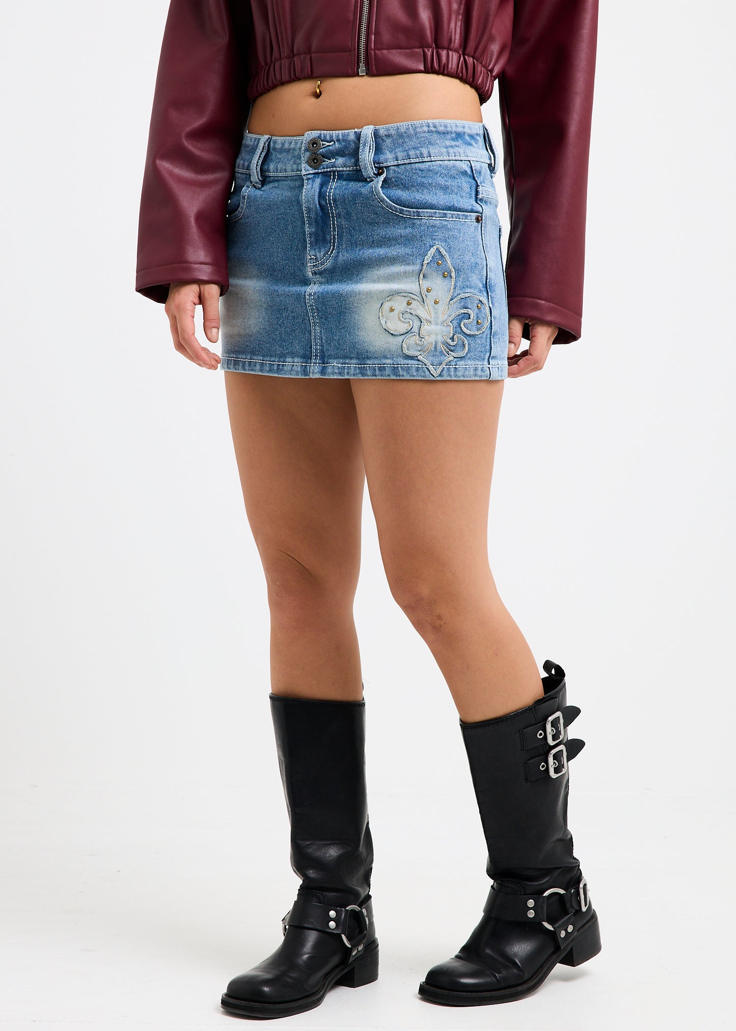 Republic Denim Mini Skirt